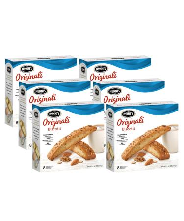 Nonni's Biscotti, Originali, 6 Boxes, 48 Biscotti Total