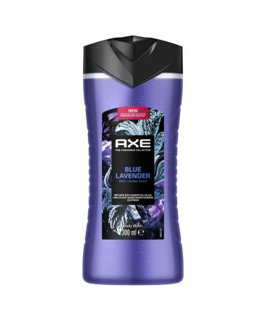 AXE FINE fragrance collection shower gel Blue Lavender Premium Body Wash For 12h long -lasting freshness gives a spectacular fragrance in the shower 300 ml blue lavender 300 ml (1 Pack)