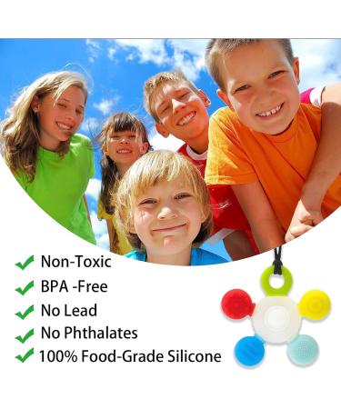 Seeway Silicone Chewy Necklace for Sensory Kids - Oral Motor Aid for Autism, Anxiety, ADHD & SPD - Buy Online on SooperMarket.com
