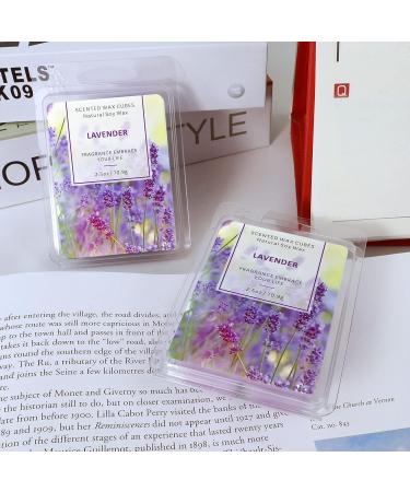 La Bellefe Lavender Scented Wax Melts - Natural Soy Wax Cubes for Warmers - Gift Set for Birthdays, Weddings, Parties, Spa & Meditation (2.5oz/70.9g*2) - Buy Online on SooperMarket.com