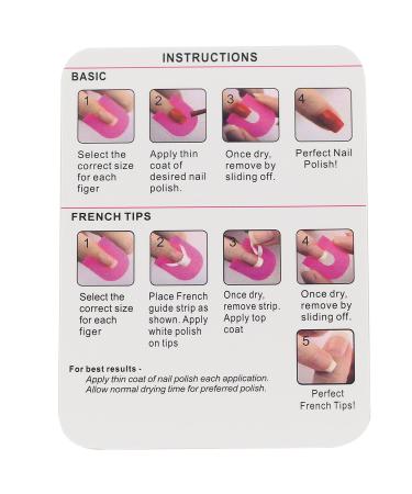 Sanwood 26pcs Plastic Nail Polish Template Clip & Edges + 1 Sticker Tool Set - Perfect for Nail Art | International Shipping Available - Buy Online on SooperMarket.com