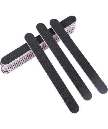Smukdoo 12PCS Professional Nail Files Set - Double Sided Emery Board Fingernail Buffing Files 100/180 Grit - Buy Online on SooperMarket.com
