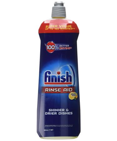 Finish Rinse Aid for Shinier and Drier Dishes LEMON 800.00 ml (Pack of 1)