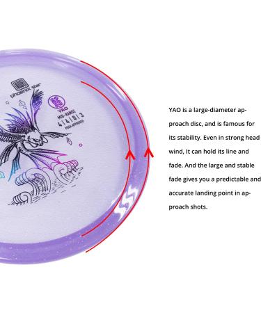 Yikun PDGA Approved Mid Range Disc Golf 165-175g | Overstable Disc for Outdoor Games | Purple Shade (Color May Vary) - Buy Online on SooperMarket.com