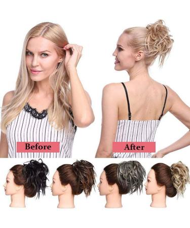 XXL Dark Black Hairpiece Extensions Bun - Updos & Hair Ties for Women | 45g High-Quality Hair Extensions - Buy Online on SooperMarket.com