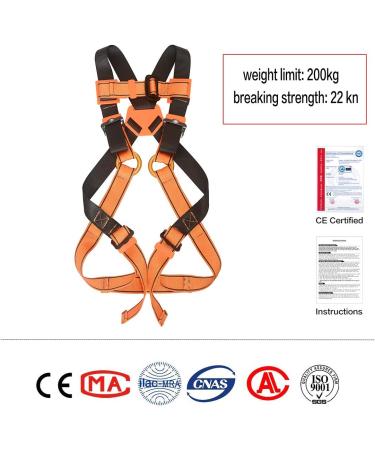 HeeJo Kids Body Youth Safety Zipline Climbing Belt - Orange (8-14 Years) - Buy Online on SooperMarket.com