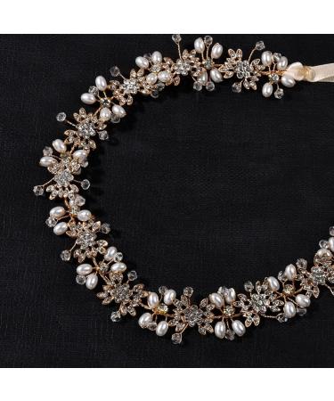 JSGHGDF Party Headband Flower Hairband s Headpiece Girls Headdress Bridal Shower Hair Accessories Silver - Buy Online on SooperMarket.com