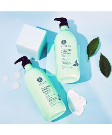 Luseta Tea Tree & Mint Conditioner 33.8 Oz - Refreshing Anti-Dandruff Scalp Care Infused with Peppermint Oil Paraben & Sulfate Free - Buy Online on SooperMarket.com