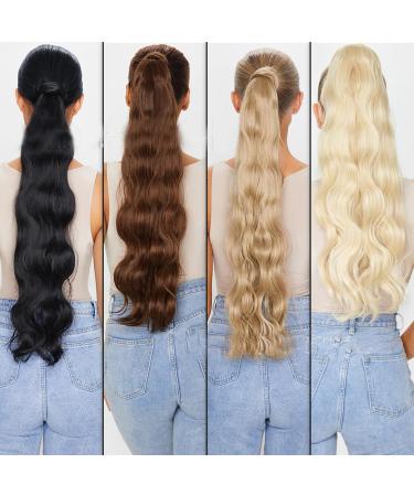 Prinfantasy Long Wavy Wrap Around Ponytail Extension - Synthetic Hair - 24 inch - Buy Online on SooperMarket.com