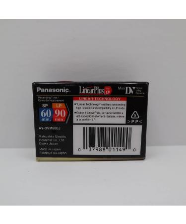 Panasonic AY-DVM60EJ3 MiniDV Tapes - 60 Minute (3 Pack) - Buy Online on SooperMarket.com