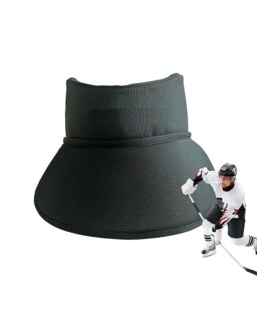 Teksome Hockey Neck Guard Waterproof Breathable Soft with Bib Hockey Neck Pro Tector for Ice Hockey Hockey Sports