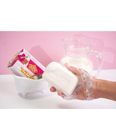 ASANTEE Rice Milk, Collagen, and Honey Soap - 6-Pack Luxurious Body Soap for Soft, Clear, and Radiant Skin with Long-Lasting Scent - Buy Online on SooperMarket.com