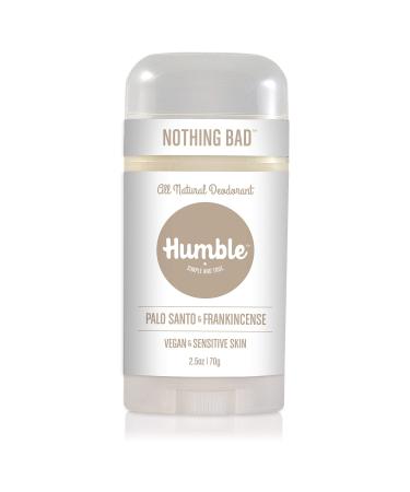 Humble Brands All Natural Vegan Aluminum Free Deodorant Stick for Sensitive Skin, Lasts All Day, Safe, and Certified Cruelty Free, Palo Santo and Frankincense, Pack of 1 Coconut 2.5 Ounce (Pack of 1)