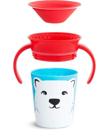 Munchkin Miracle 360 WildLove Trainer Cup - Polar Bear | 6 oz/177 ml - Buy Online on SooperMarket.com