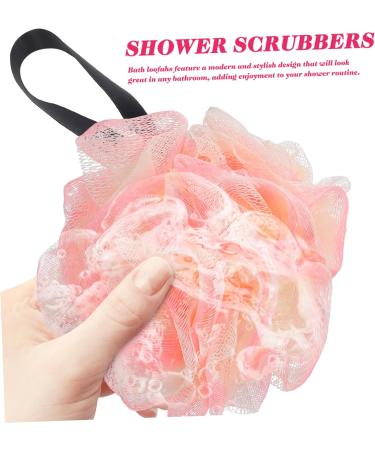 NOLITOY 4pcs Colorful Large Bath Balls - Body Wash Sponges Loofah Scrubbers & Bathroom Essentials for a Refreshing Shower Experience - Buy Online on SooperMarket.com