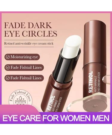 Retinol Eye Cream - Retinol Stick - Eye Cream for Dark Circles and Puffy Eyes - Under Eye Cream Anti Aging - Dark Circle Eye Cream - Eye Balm Reduce Lines Wrinkles Puffiness and Dark Circles - Buy Online on SooperMarket.com