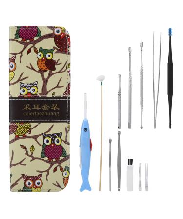 Ear Pick Spoon Ear Ear Pick Spoon Ear Wax Removal Tool Set Stainless Steel Ear Pick Spoon Ear Wax Cleaning Tools Set