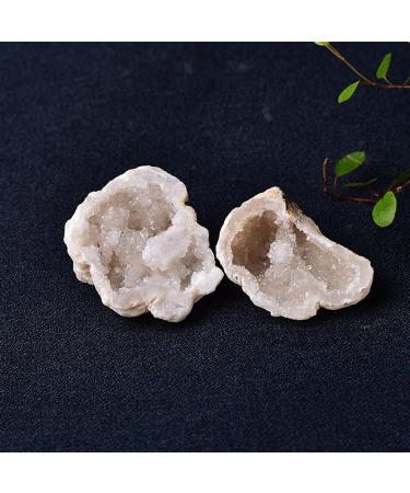 1PC Natural Crystal Agate Geode Cutting Crystal Cluster Stone Rock Specimen Quartz DIY Home Decoration Natural Luster 3-5cm Natural Agate - Buy Online on SooperMarket.com