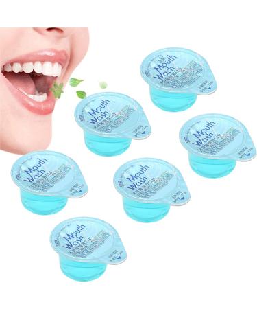 6 Pack Travel Size Mint Mouthwash - Disposable Freshening Breath | 78 Ml - Perfect for International Travel - Buy Online on SooperMarket.com