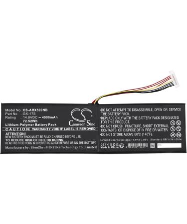 Battery Replacement for Aorus X3 Plus V5 V7 X5S V3 GX-17S | International Shipping Available - Buy Online on SooperMarket.com