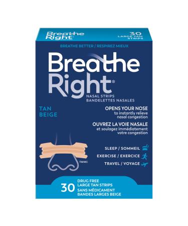 Breathe Right Tan Large 30ct