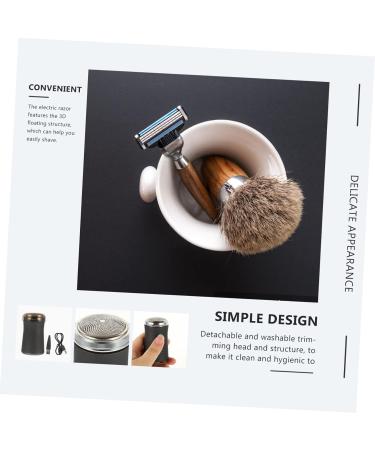 Men's Electric Razor & Hair Trimmer Set - Travel-Friendly 3D Beard Shaver | Aluminum Alloy Design | International Shipping Available - Buy Online on SooperMarket.com