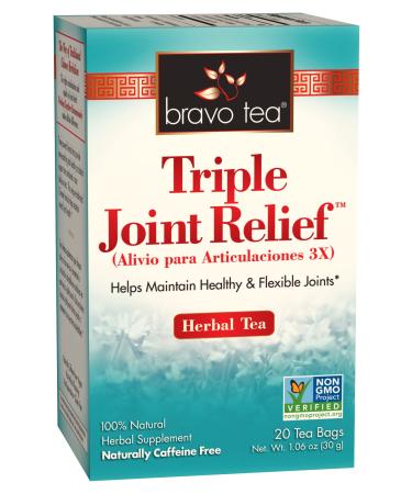 Bravo Tea Triple Joint Relief Caffeine Free 20 Tea Bags