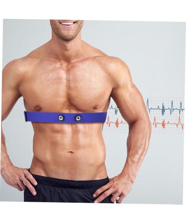 SUPVOX Adjustable Pulse Knife Belt & Heart Frequency Monitor Strap - Comfortable Elastic Chest Strap for Surveillance Devices - Blue 17.00x3.00x0.10cm - Buy Online on SooperMarket.com
