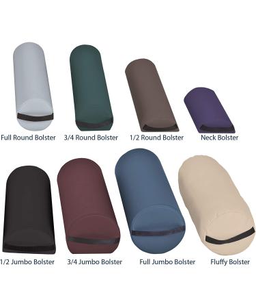 EARTHLITE Bolster Pillow Neck - Durable Massage Bolster for Back Pain Relief | 100% PU Upholstery with Strap Handle | Professional Quality for Massage Tables | Amethyst - Buy Online on SooperMarket.com