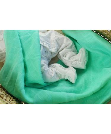 MuslinZ 6pk Baby Muslin Squares 70x70cm - 100% Pure Cotton, Absorbent & Breathable - Confetti Print - Buy Online on SooperMarket.com