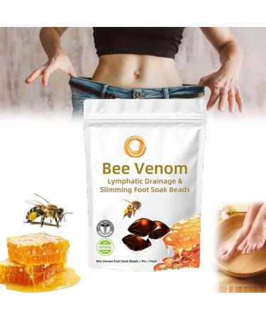 Bee Venom Lymphatic Drainage & Slimming Foot Soak Beads Bee Venom Foot Soak Aprolo Detoxingherbs Cleansing Foot Soak Beads Healthy Fast Shape & Cleanse Body Relief Relax (1 Box)