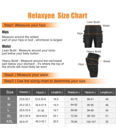Relaxyee 3D Hip Protection Shorts | Impact-Resistant Compression Trousers for Skiing & Roller-Skating - Buy Online on SooperMarket.com