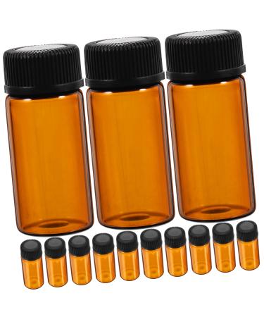 NOLITOY 100pcs Essential Oil Bottle Glass Empty Oil Bottle Filling Travel