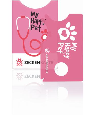 Innogadget's tick card with a magnifying glass |Read quickly and gently tick from the pet or humans |Easy to stow and always there |Fits in every bag |Pink tick card lovely pink
