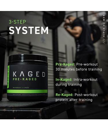 KAGED MUSCLE Pre Workout Powder for Men & Women - Intense Energy, Focus & Pumps - Fruit Punch Flavor - 20 Servings - Buy Online on SooperMarket.com