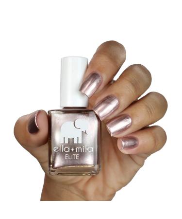 ella+mila Professional Quick Dry Nail Polish - Long-Lasting & Chip-Resistant Champagne Pop (Elite Collection B) - 0.45 fl oz - Buy Online on SooperMarket.com