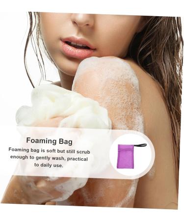 minkissy Bath Bag Shampoo Soap Cleansing Nylon Purple Gloves - Buy Online on SooperMarket.com