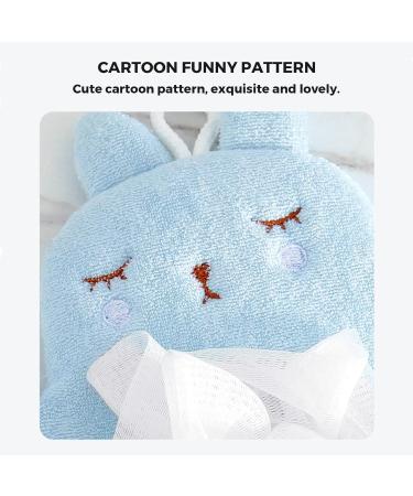 puzzlegame Kid Bath Sponge | Bath Scrubber Body Wash Towel | Gentle Body Wash Sponge Kid Body Wash Sponge Children's Bath Towel Sponge Gentle Children's Body Wash Sponge Blue - Buy Online on SooperMarket.com