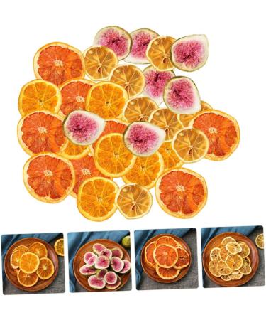 OFFSCH 1 Dried Apple Slices Lifelike Decorative Fruits Dried Lemon Wreath Ornament Simulation Lemon Slices Lemon Garland Wedding Cake Decorations Unique Dried Fruit Party Supplies - Buy Online on SooperMarket.com