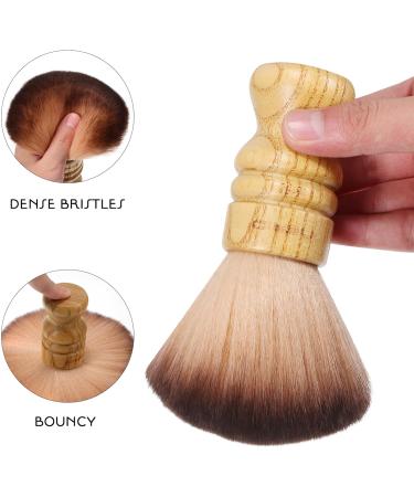 FOMIYES Barber Neck Duster Wooden Handle Hair Sweeping Brush Hair Cut Cleaning Brush Soft Nylon Hair Brush Professional Salon Supply Household Hairdressing Tool - Buy Online on SooperMarket.com