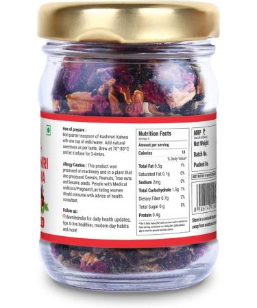 Dawn Lee Kashmiri Kahwa 40 Gram Refreshing And Original Immunity Booster Tea Natural Detox Drink Kahwa Kashmiri Ayurvedic Traditions Delightful Healthy Flavor kahve Qawah - Buy Online on SooperMarket.com