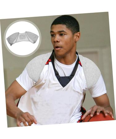 Sosoport Shoulder Protector Sports Protective Gear Shoulder Strap Brace Workout Shoulder Brace Spandex Grey - Buy Online on SooperMarket.com