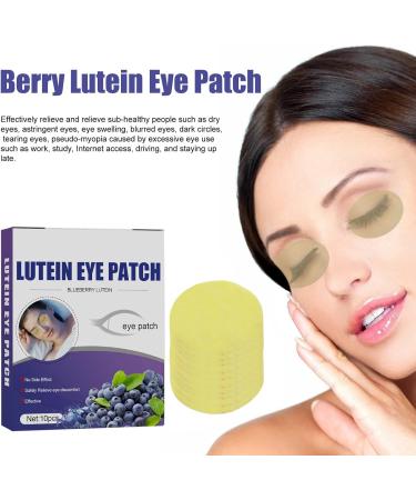 30 Pieces Lutein Eye Patches - Natural Herbal Extracts for Skin-Friendly Eye Protection & Nourishment - Buy Online on SooperMarket.com