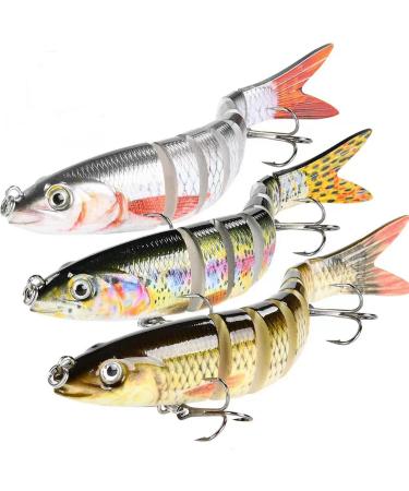 Fish bait.Fishing bait rubber fish artificial bait ruby bait set fishing trout and bass bait jigkopf fresh water salt water fishing gifts for men c-3cps