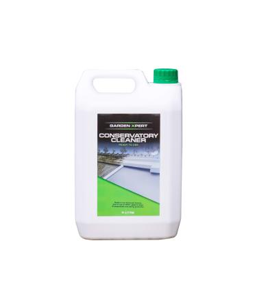 Garden Xpert Conservatory Cleaner | 5 Litre | Cleans UPVC Metal and Glass | Safe to use of UPVC Glass & Metal | Ready to Use | Lasting Protection | 50m2 Coverage