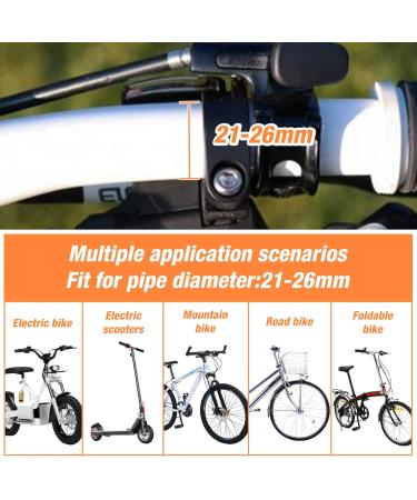 Adjustable 360 Bicycle Rear Mirror - Foldable Bike Handlebar Steering Mirror for E-Bikes (Left 1 Piece) - Buy Online on SooperMarket.com