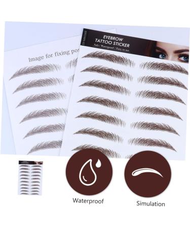 PLAFOPE 5pcs Eyebrow Stickers Best Eyebrow Transfers Eyebrow Transfer Stickers 3d Tool Eyebrow Trimming - Buy Online on SooperMarket.com