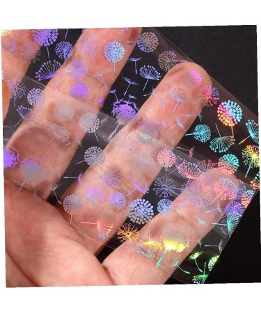 Nail Foils Transfer Starry Sky Holographic Nail Art Stickers Nail Tips for Nail Decoration Manicure 4 * 100cm Random Style - Buy Online on SooperMarket.com
