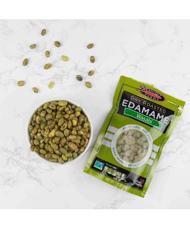 Seapoint Farms Wasabi Dry Roasted Edamame 3.5 oz | Healthy Snack & Protein Boost - Buy Online on SooperMarket.com