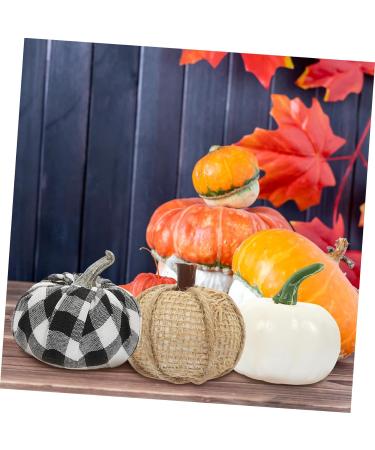 SWOOMEY 12pcs Artificial Pumpkin Harvest Festival Decor Party Pumpkin Ornament Lifelike Pumpkin Small Fake Pumpkin Photo Props Mini Pumpkin Figurine Foam Halloween Ornaments - Buy Online on SooperMarket.com